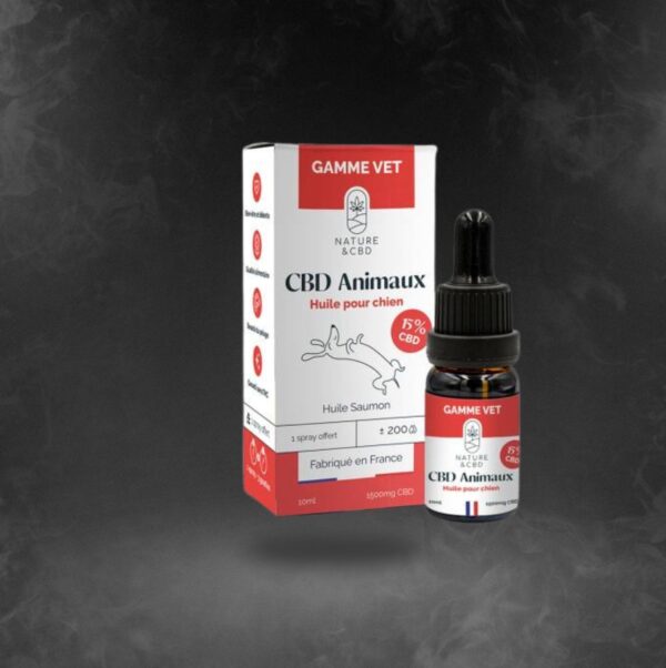 CBD Animaux huile pour chien 15%
