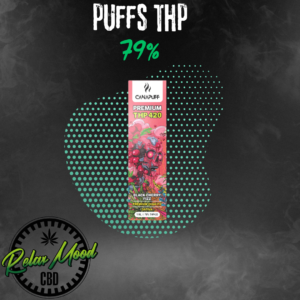 Cerise noire Fizz 79% THP420 - Canapuff - Usage unique - 1ml