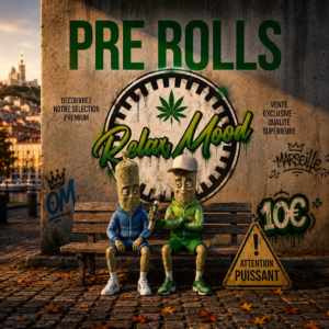 Pré-roll Puissant mélange RMD CBD 70/30 – Relax Mood