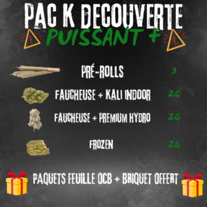 Pack Découverte CBD puissant – Fleurs, Résines, Pre-rolls Relax Mood
