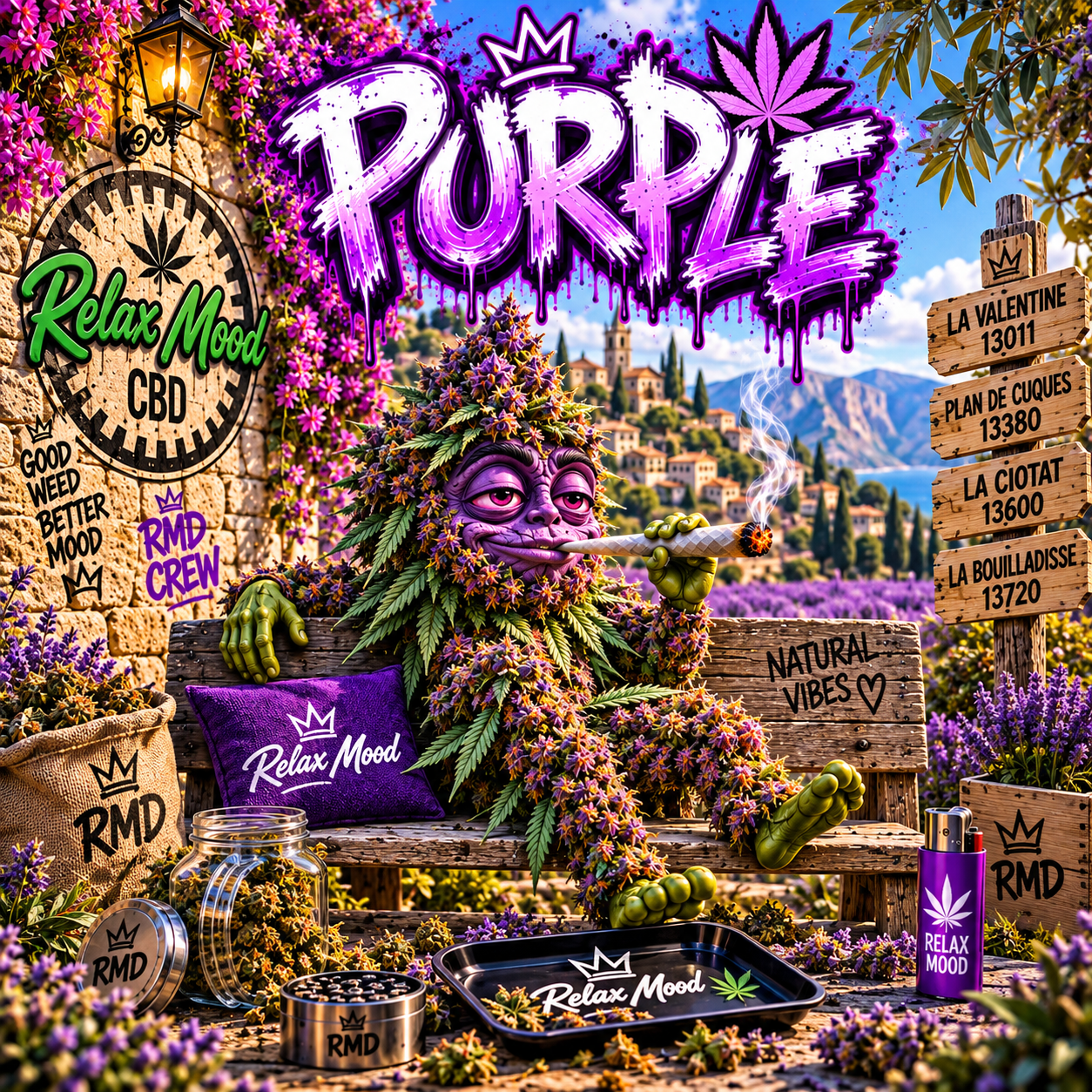 Purple CBD Relax Mood