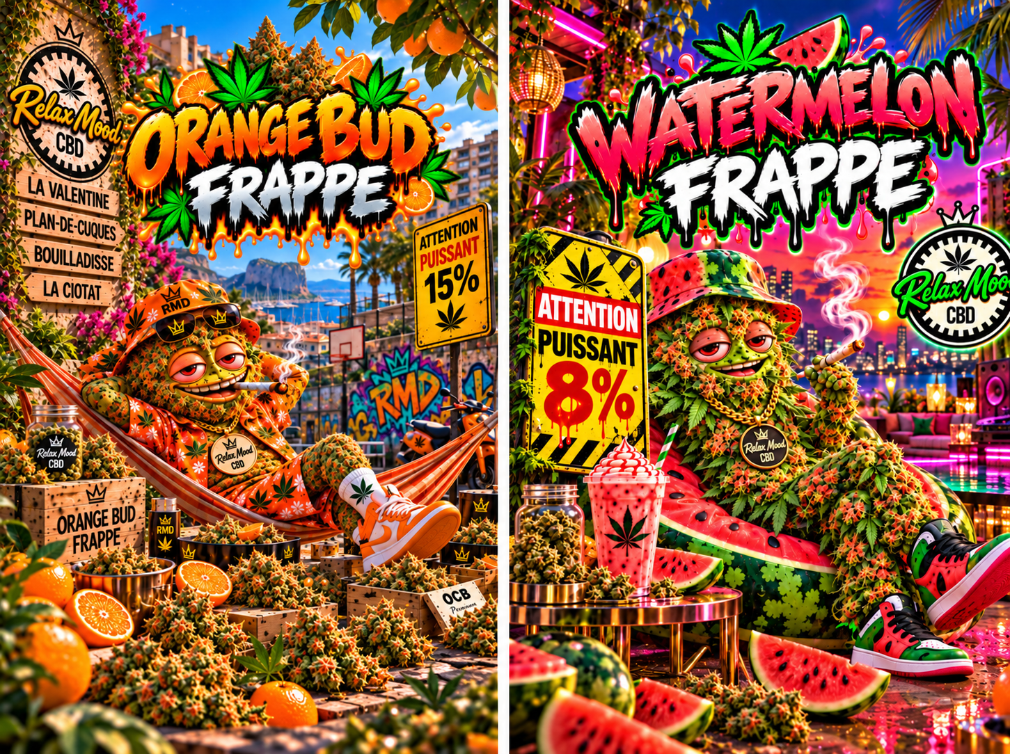 Orange Bud Frappe et Watermelon Frappe, prochaines nouveautés RMD