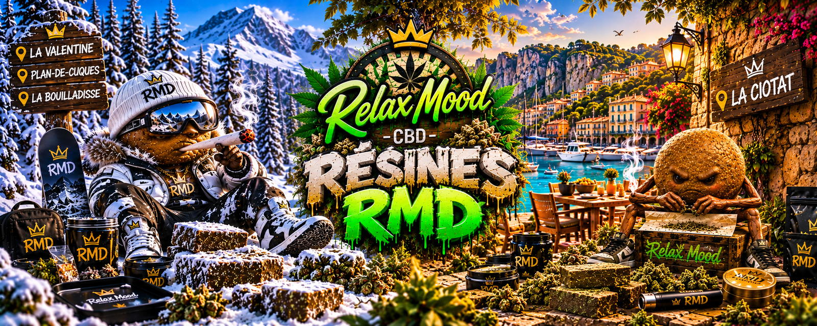 Univers des résines RMD Relax Mood