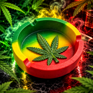 CENDRIER JAMAICA ROUND LEAF