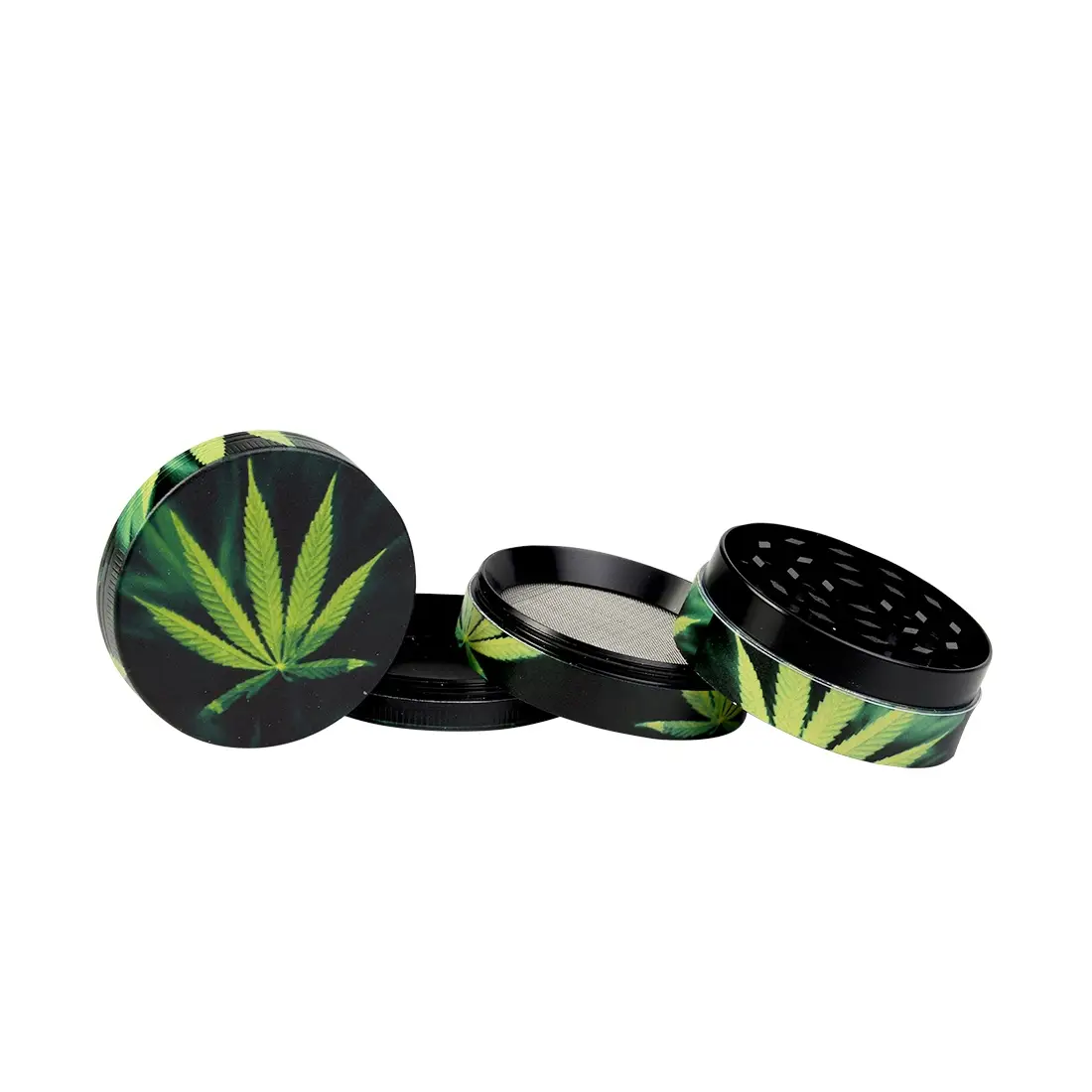 GRINDER GREEN LEAF 4 PARTIES 50MM – Image 6