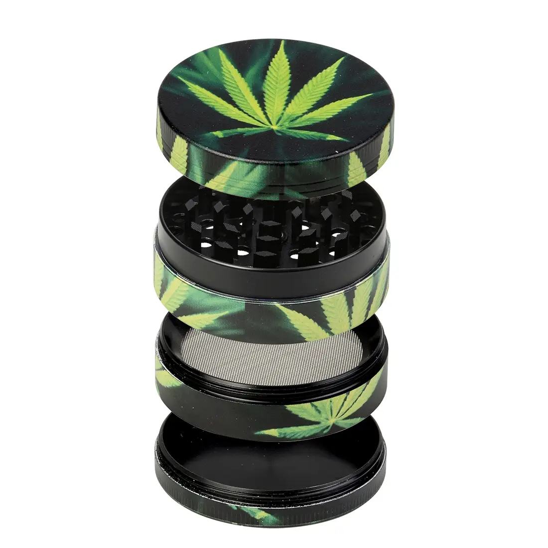 GRINDER GREEN LEAF 4 PARTIES 50MM – Image 3