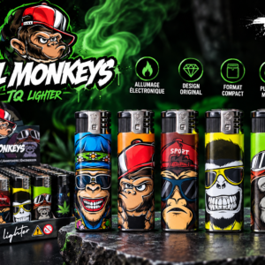 Briquet Électronique TQ Cool Monkeys